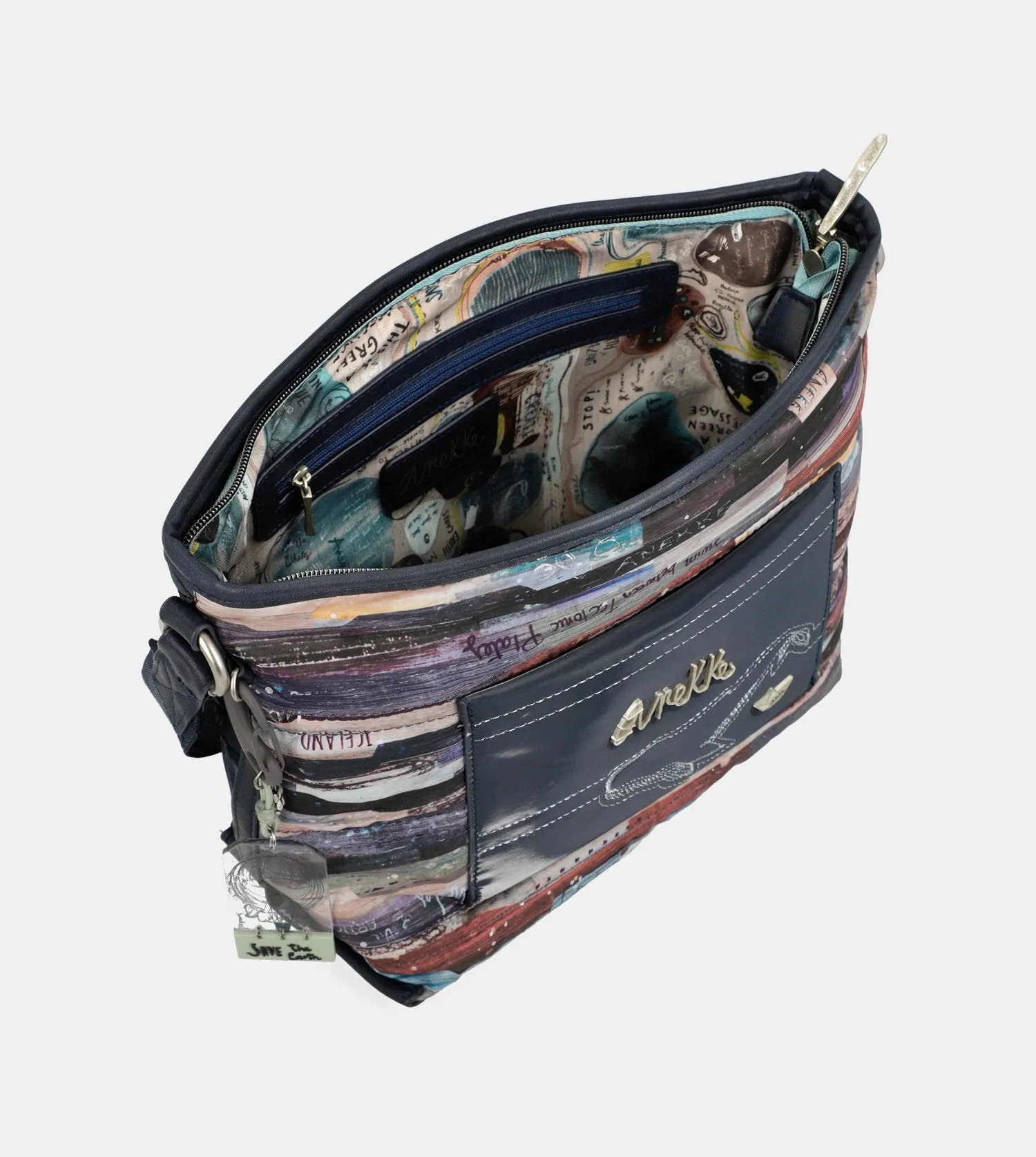 Nature Ocean large crossbody bag