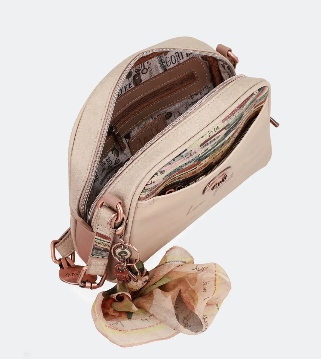 Nature vinyl crossbody bag