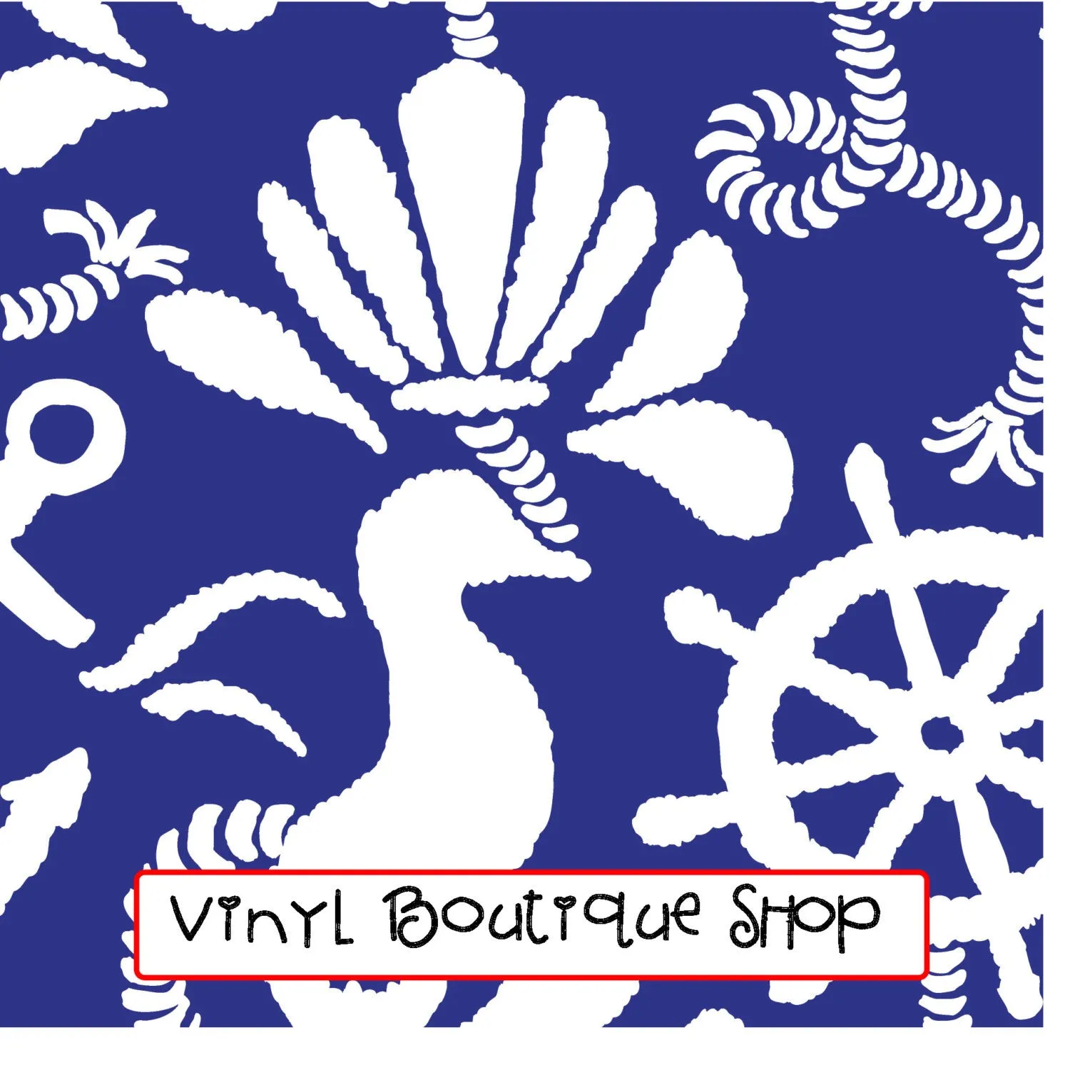 Navy Blue Anchors Away