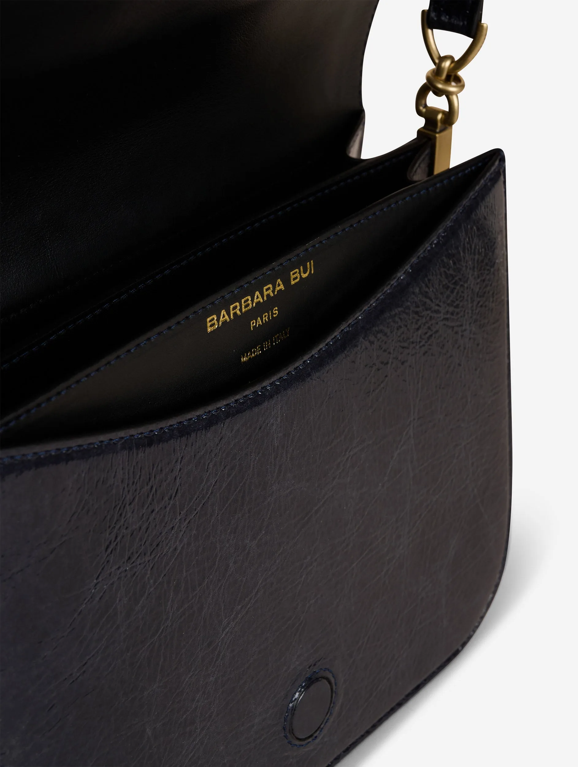 Navy blue patent leather TOUCH Me bag