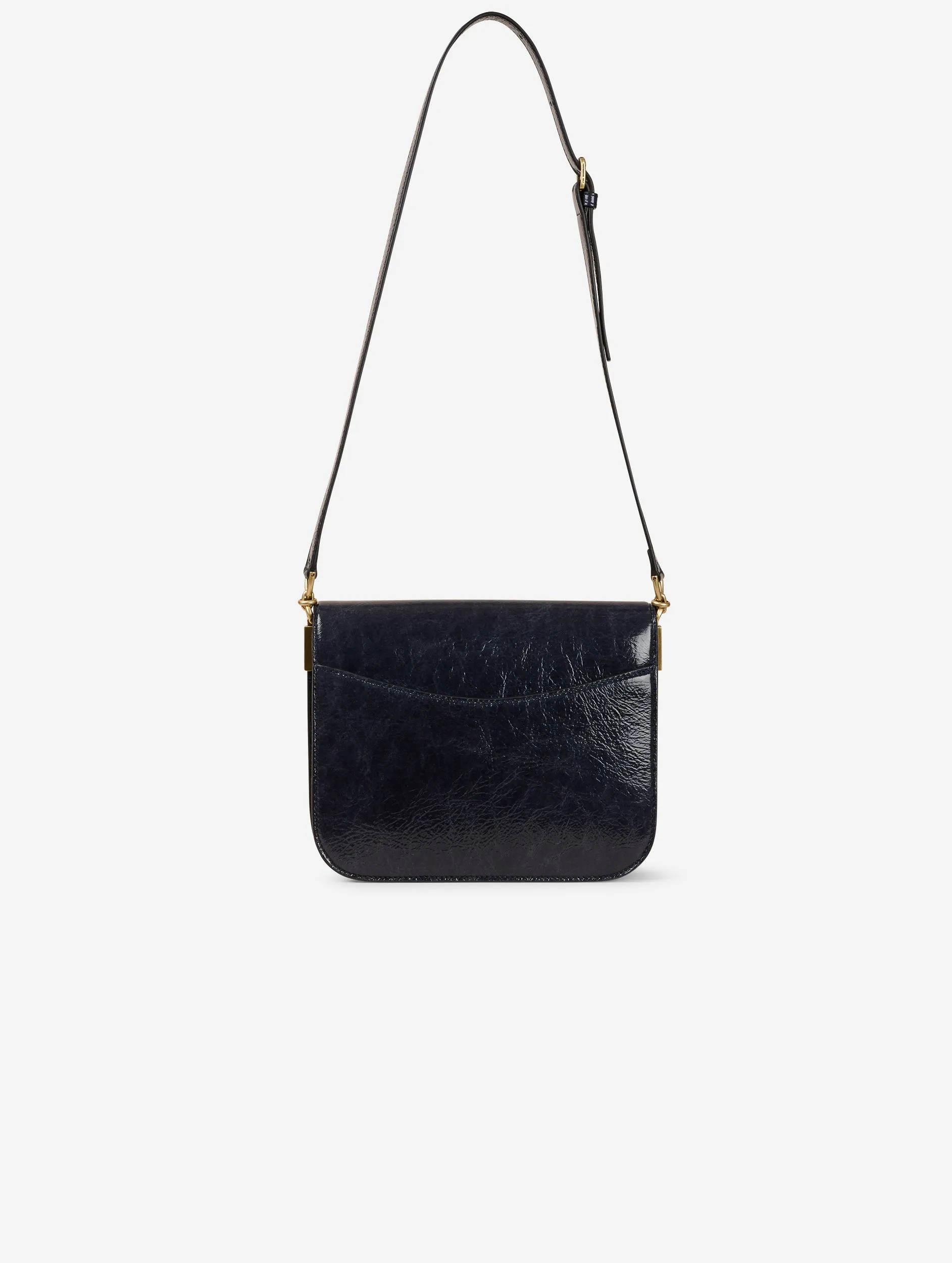 Navy blue patent leather TOUCH Me bag