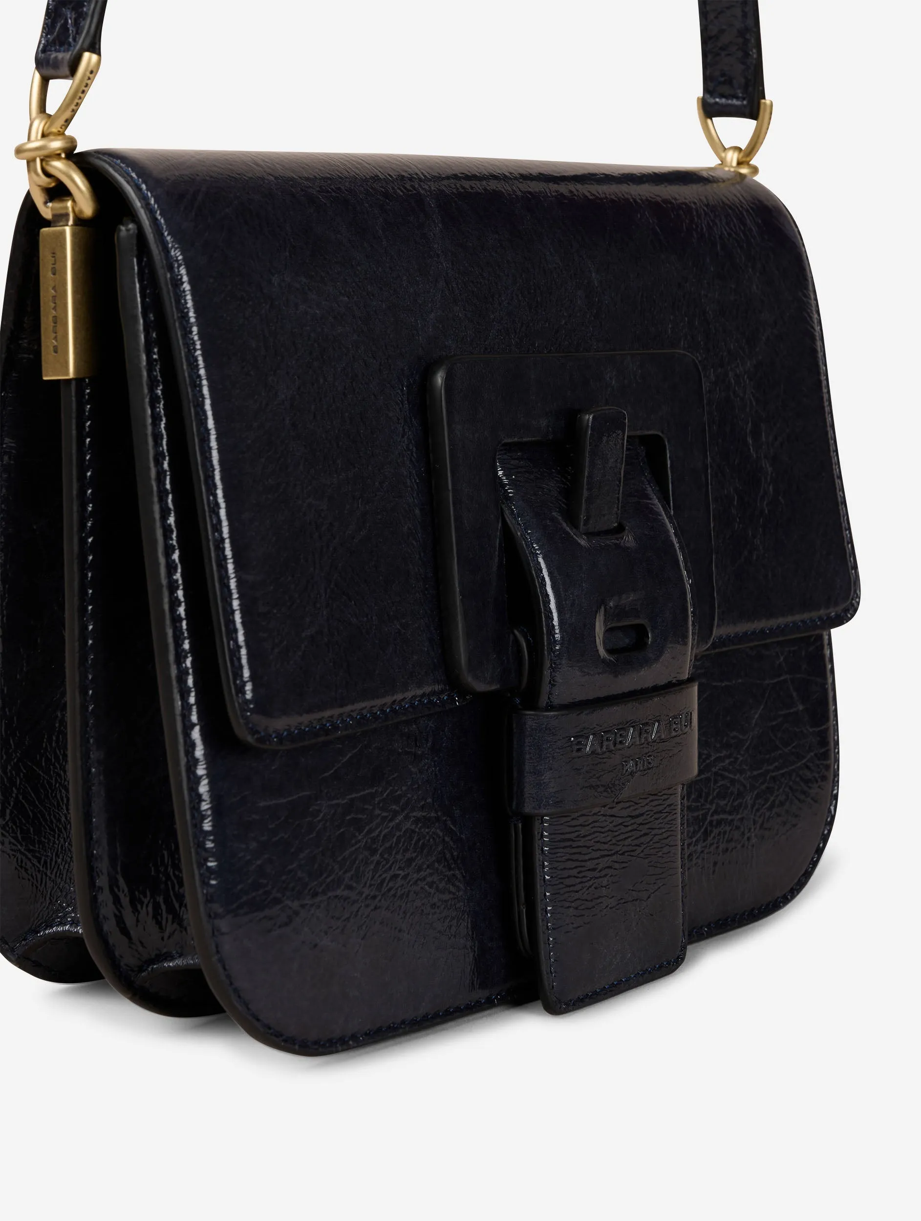 Navy blue patent leather TOUCH Me bag