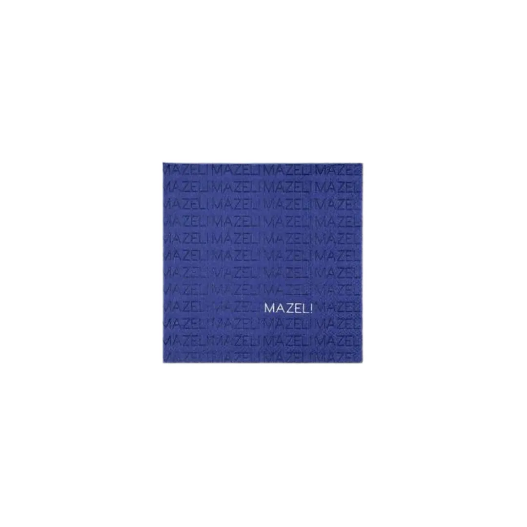 Navy Mazel Cocktail Napkins