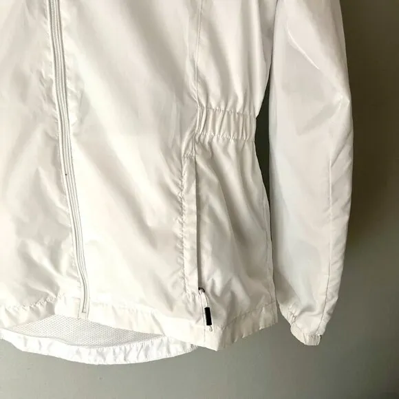 New Balance White Windbreaker Jacket Size M