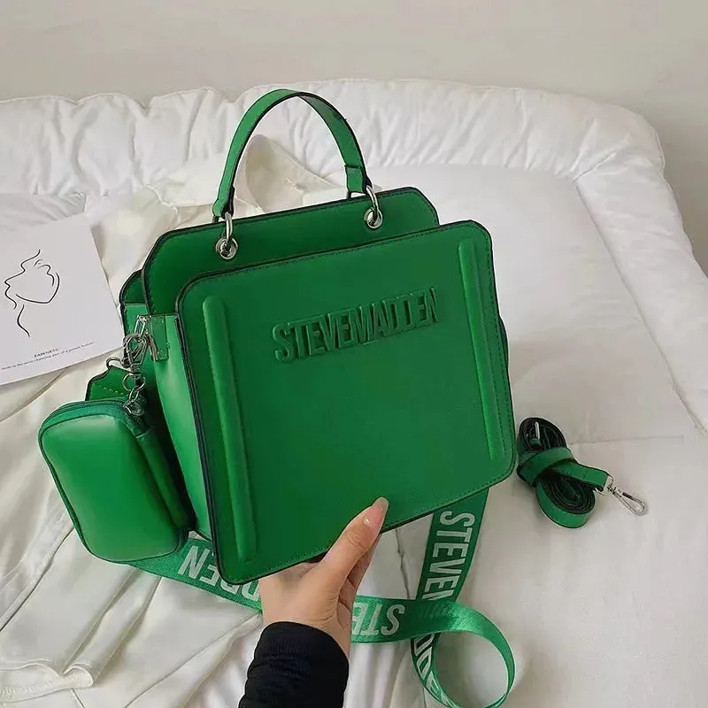 New Fashion Tote Handbags Female Famous Brand Designer Shoulder Bags Purse And Handbags Bucket Pu Leather Women Luxury Handbags