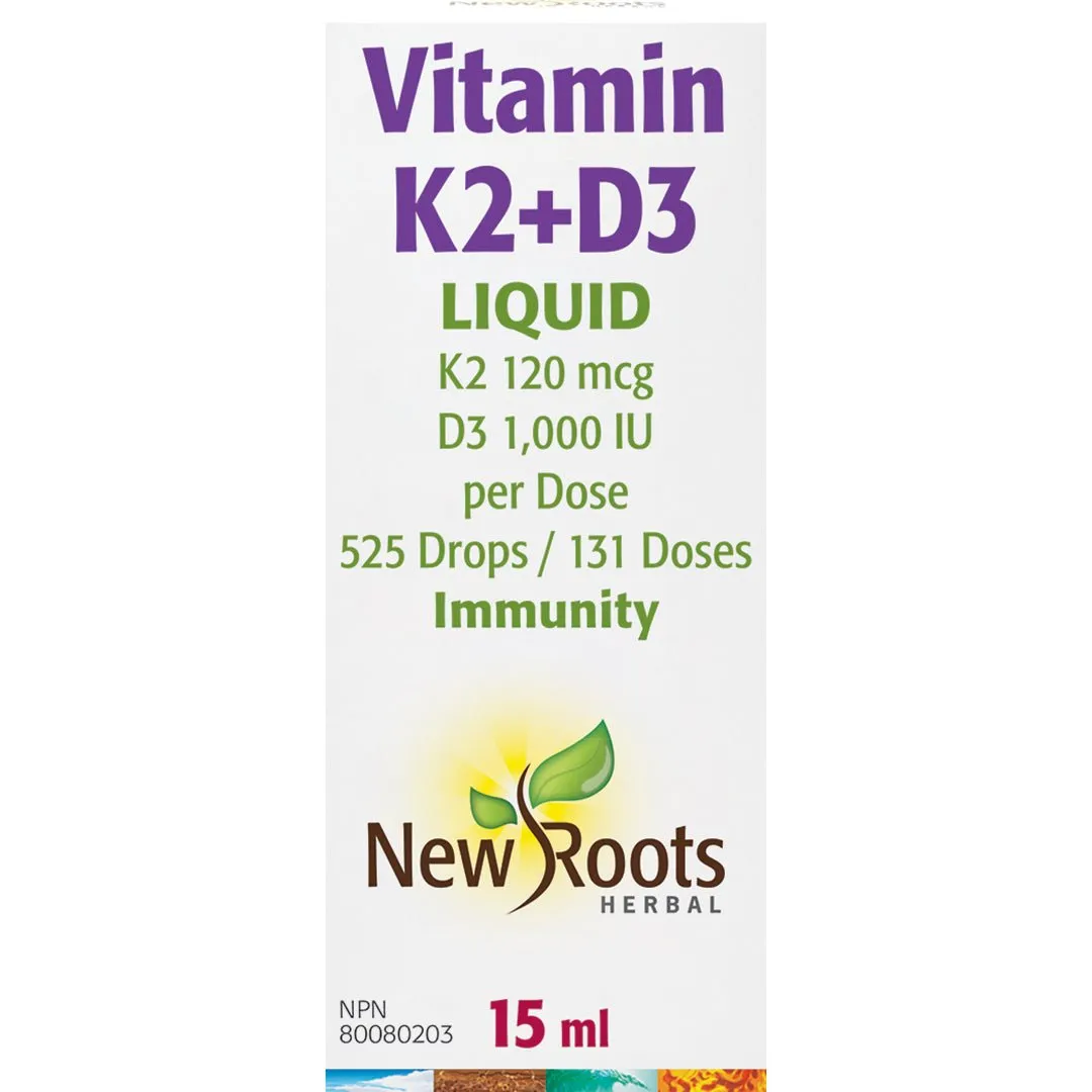 New Roots Vitamin K2 D3 15mL