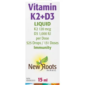 New Roots Vitamin K2 D3 15mL