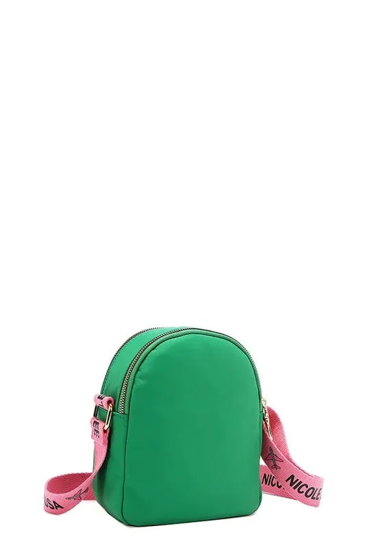 Nicole Lee USA Color Patch Crossbody Bag