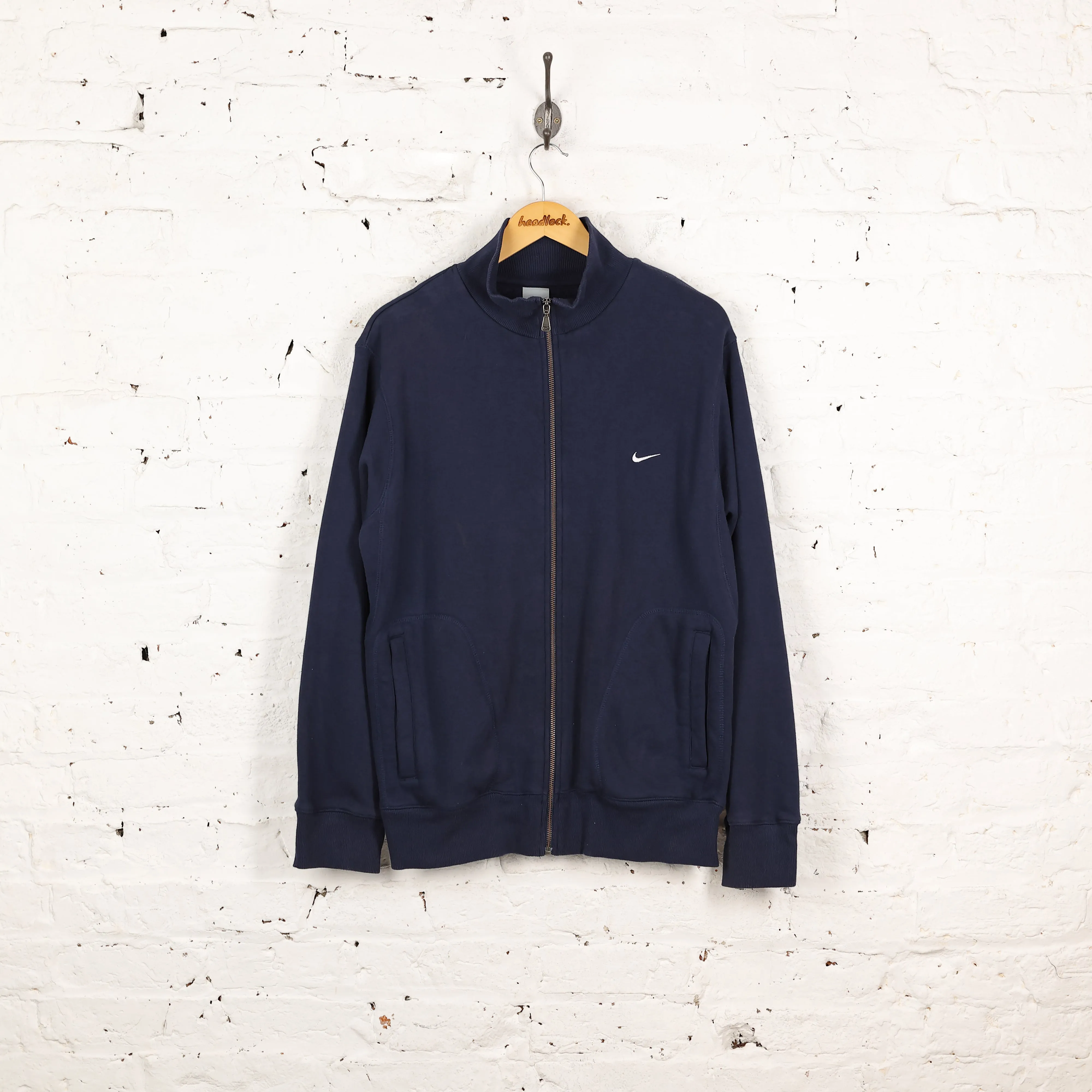 Nike Full Zip Sweat Jacket - Blue - L