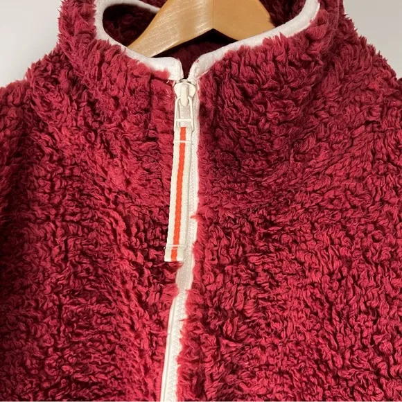 NWT Anthropologie  Annette Sherpa Pullover Sweater 1/4 zip Cozy w/pockets Fuzzy