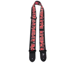 Official Iron Maiden Logo Polyester Guitar Strap