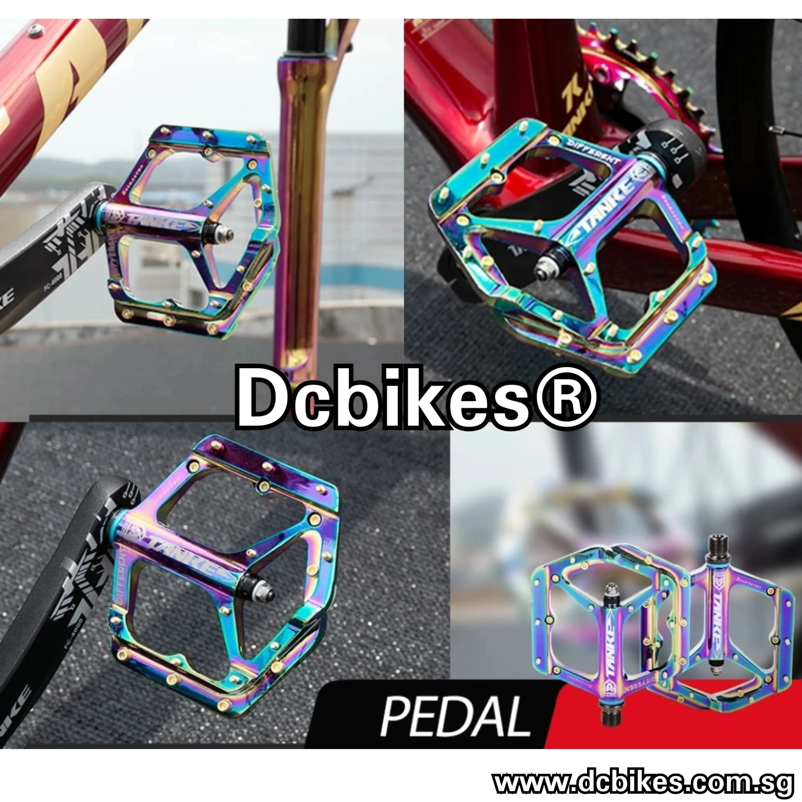 Oil Slick TP-50 Aluminium MTB Lightweight Pedals