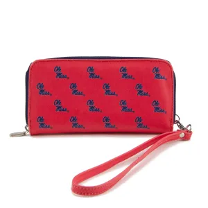 Ole Miss Rebels Wristlet Wallet