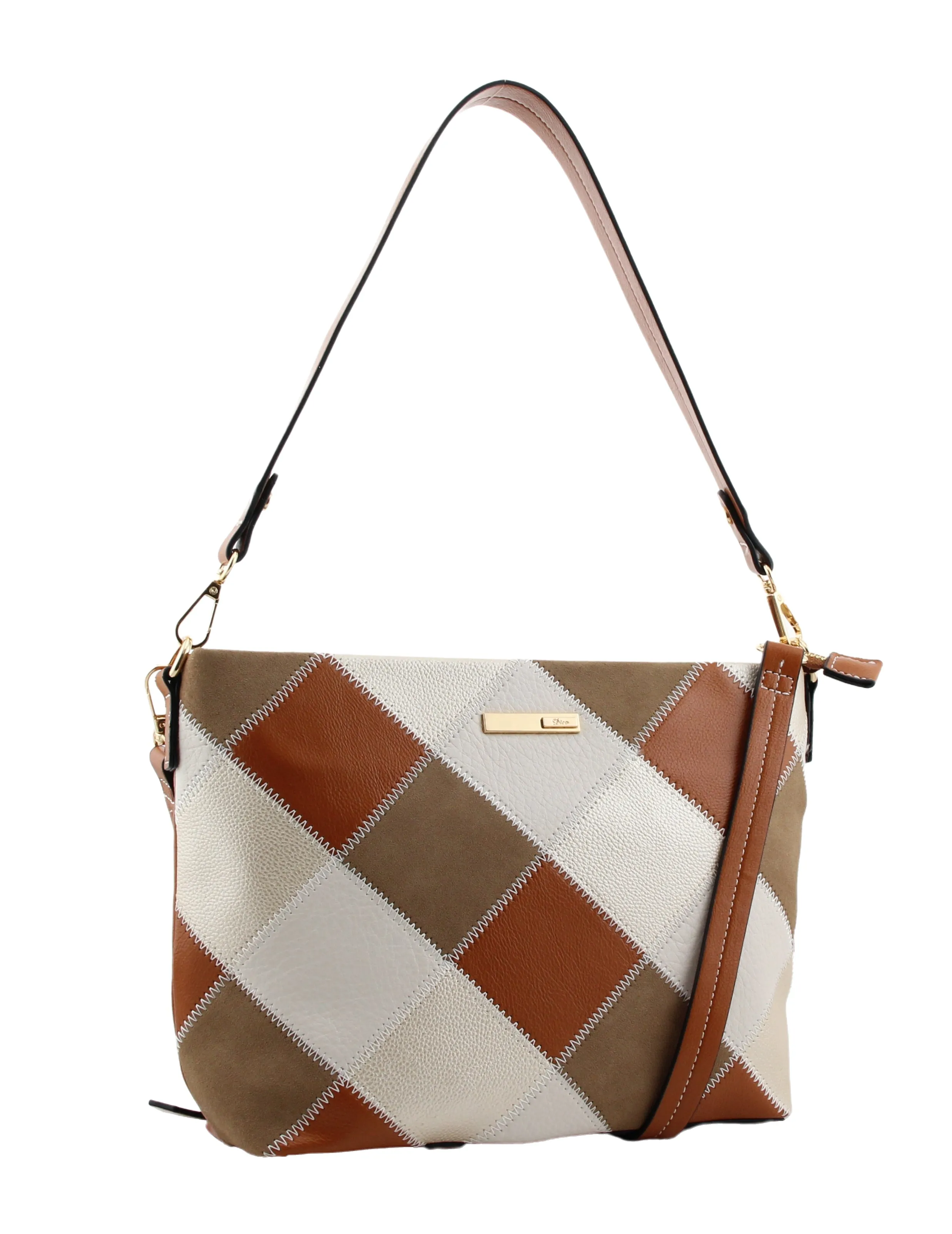 Orbit Midi Shoulder Bag | Tan