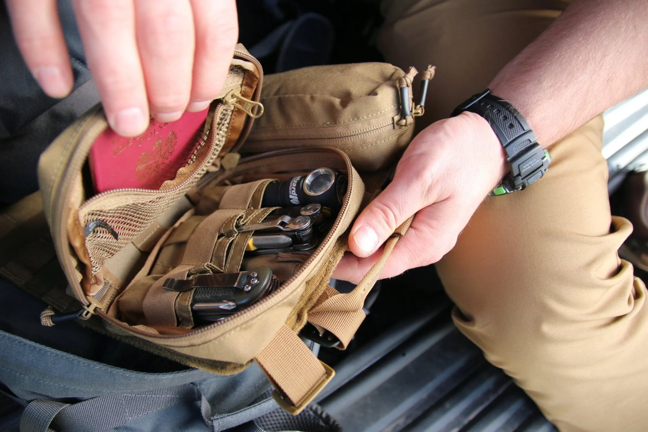 Organizer Insert Medium - Coyote