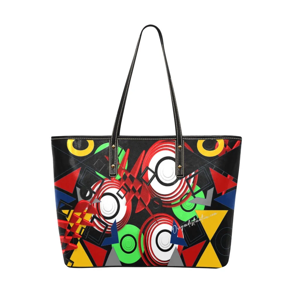 Origen Destination Elec Women's Rivet-strap Large Tote Bag