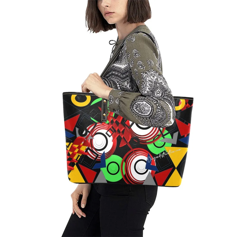 Origen Destination Elec Women's Rivet-strap Large Tote Bag