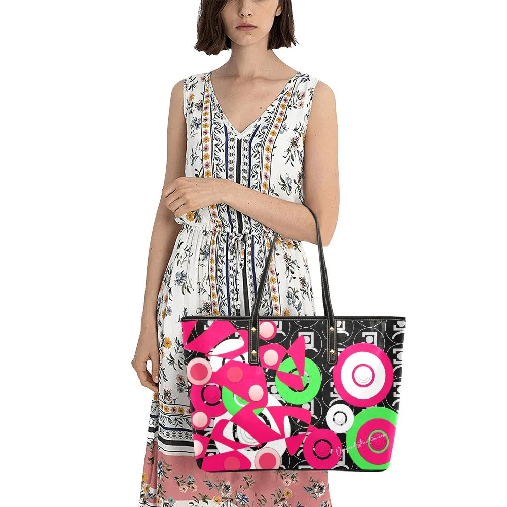 Origen Destination Elec Women's Rivet-strap Large Tote Bag