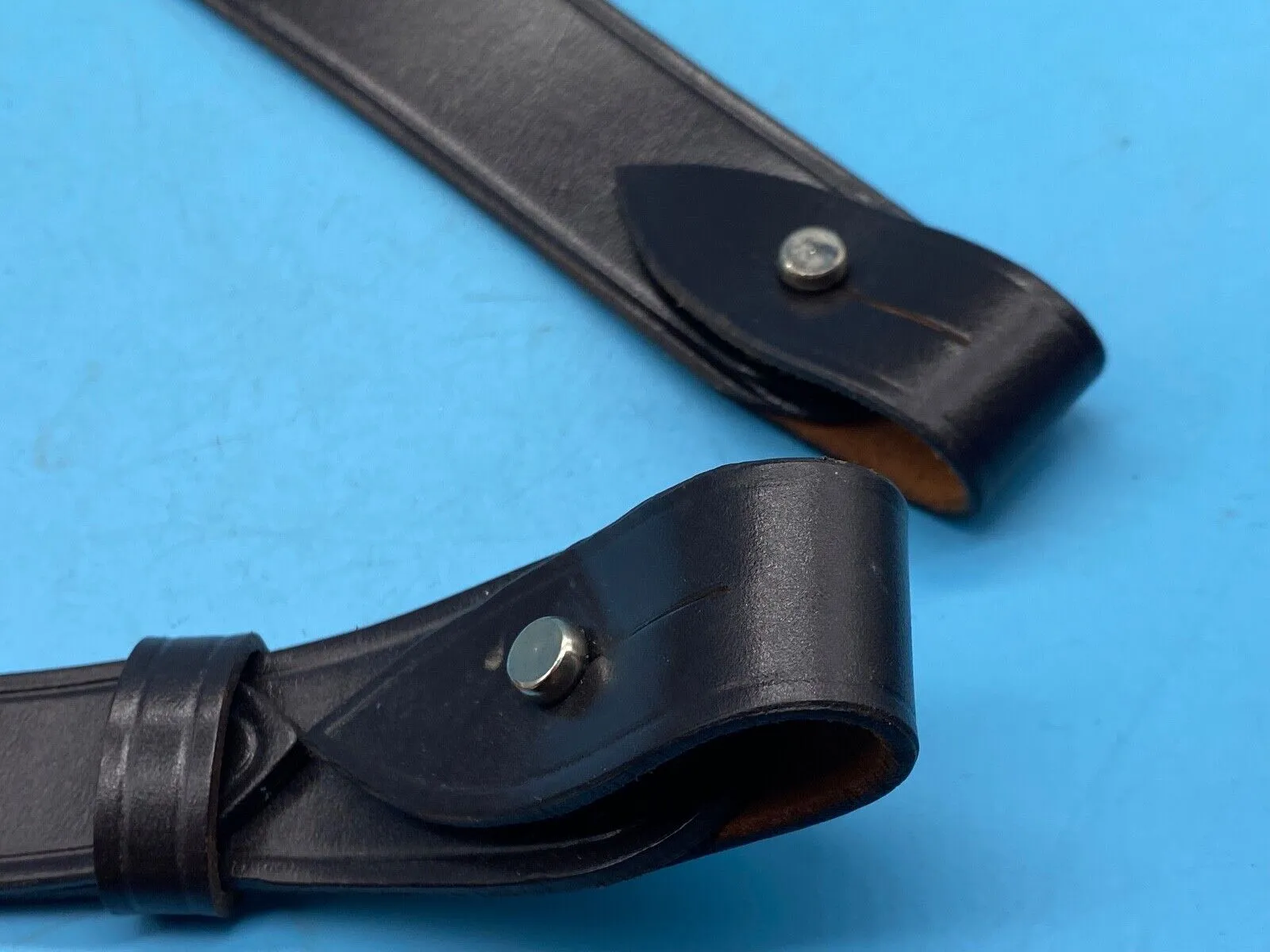 Original British Army Officer's Sam Browne Leather Shoulder Strap - Marked 37"