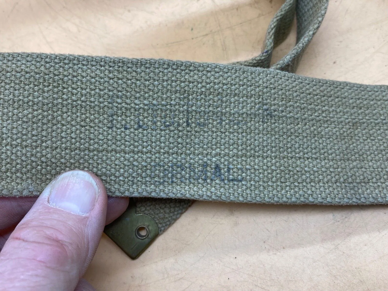 Original WW2 British Army 1937 Pattern NORMAL Size Shoulder Strap.
