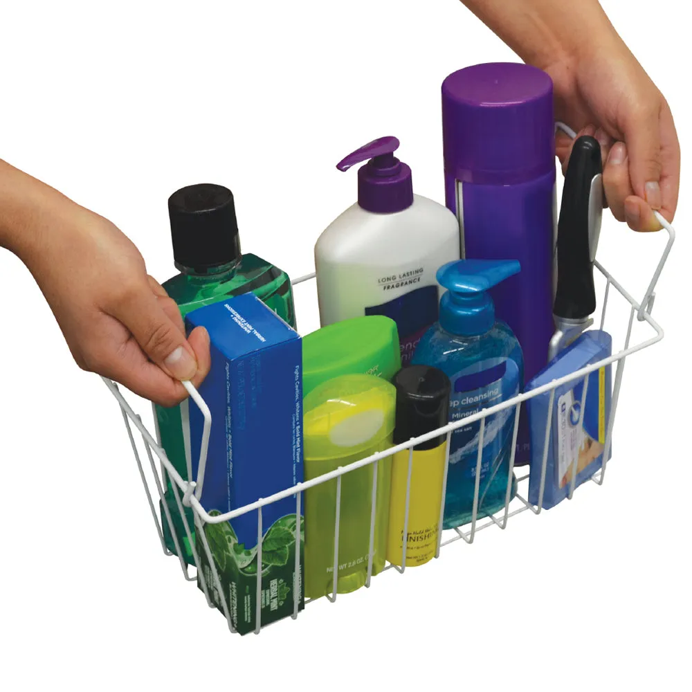 Overdoor Storage Baskets - 3 Removable Hanging Baskets