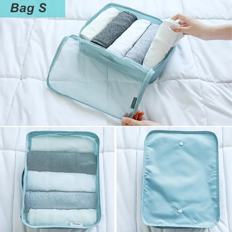 Packtaschen Reisetasche im Koffer