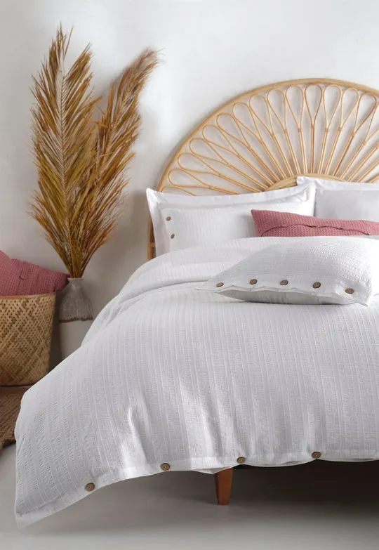 Paradiso Embossed Duvet Cover Set - DOUBLE SIZE