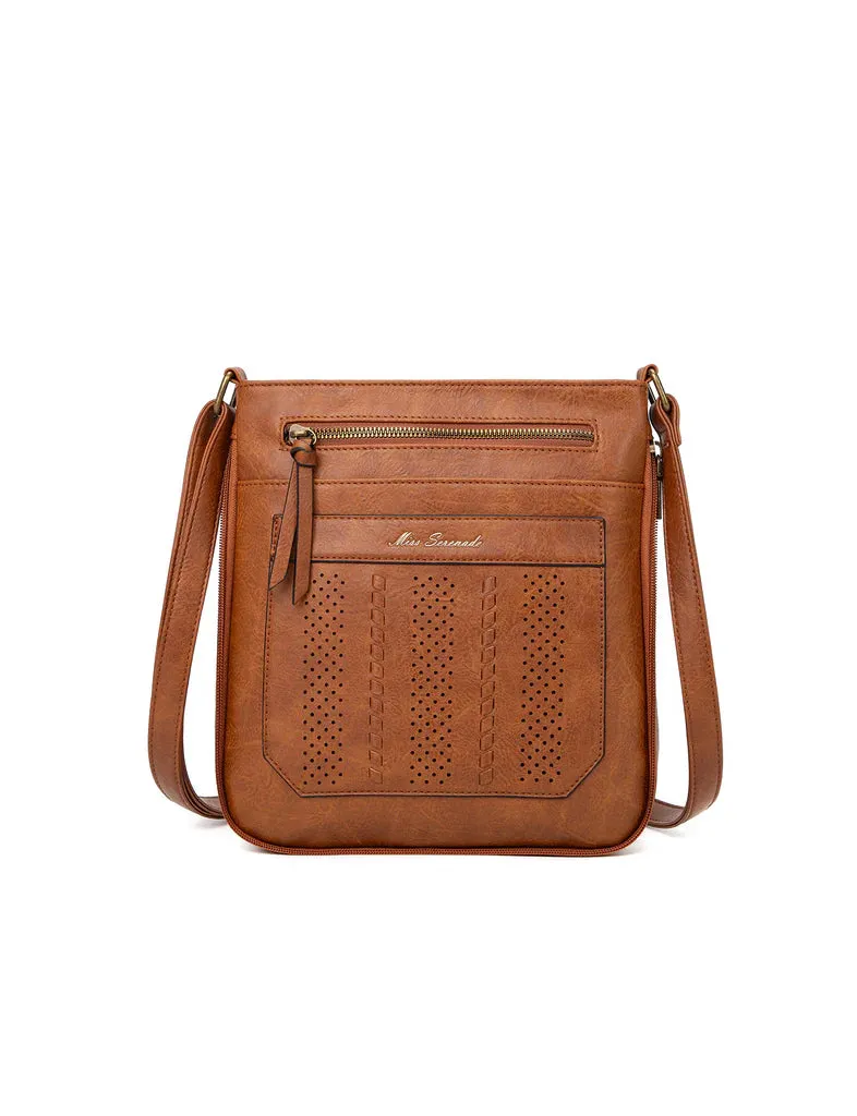 Patricia Vegan Expandable XBody Bag Tan