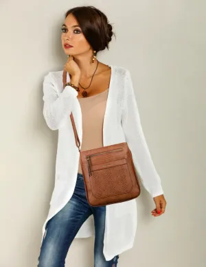 Patricia Vegan Expandable XBody Bag Tan