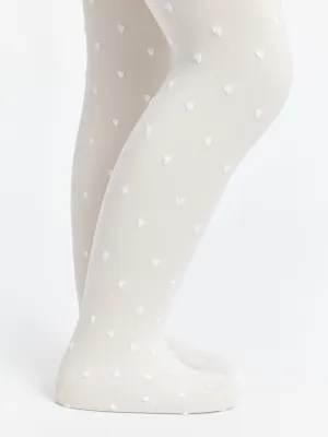 Patterned Girls Thin Pantyhose