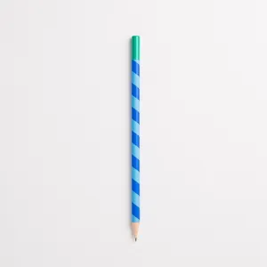 Patterned graphite pencil - LIGHT BLUE