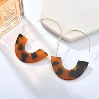 Patterned Pop of Color Earrings