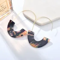 Patterned Pop of Color Earrings