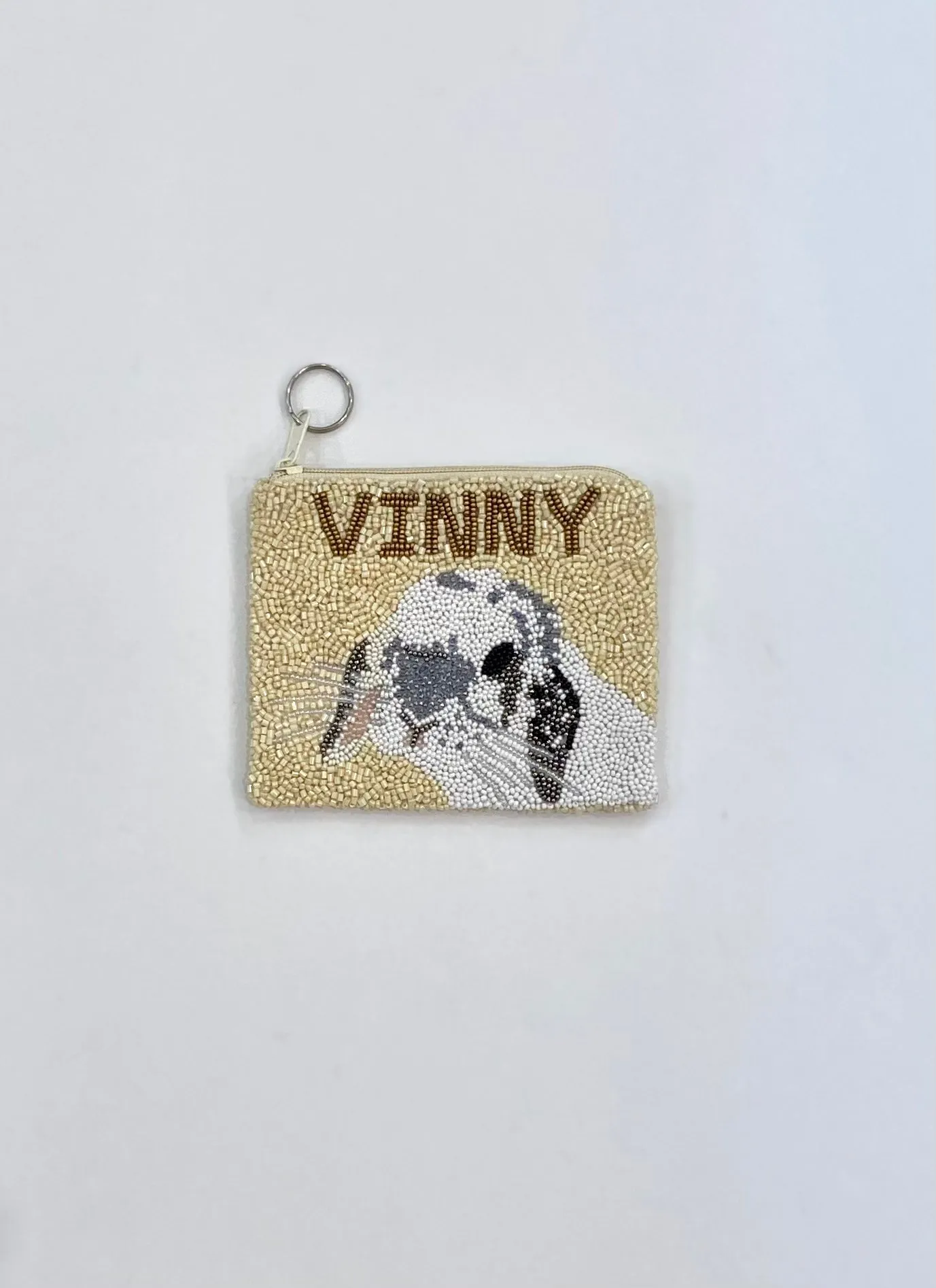 PAWsome Pet Wristlet Cosmetic Beaded Bag