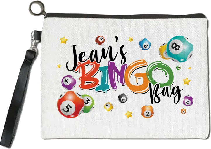 Personalised Rainbow Bingo Pen Case