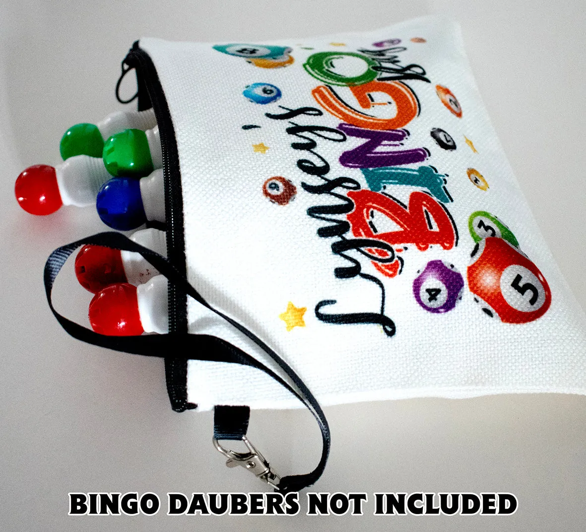 Personalised Rainbow Bingo Pen Case