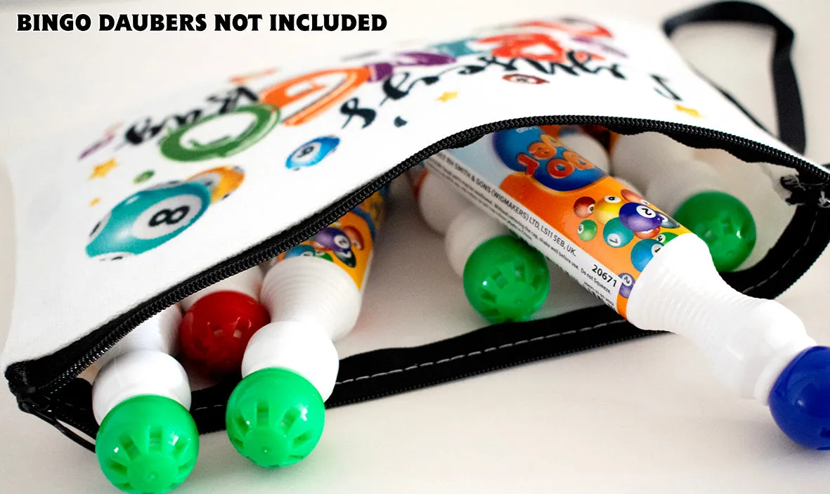 Personalised Rainbow Bingo Pen Case