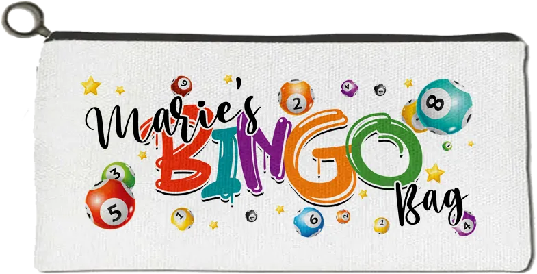 Personalised Rainbow Bingo Pen Case