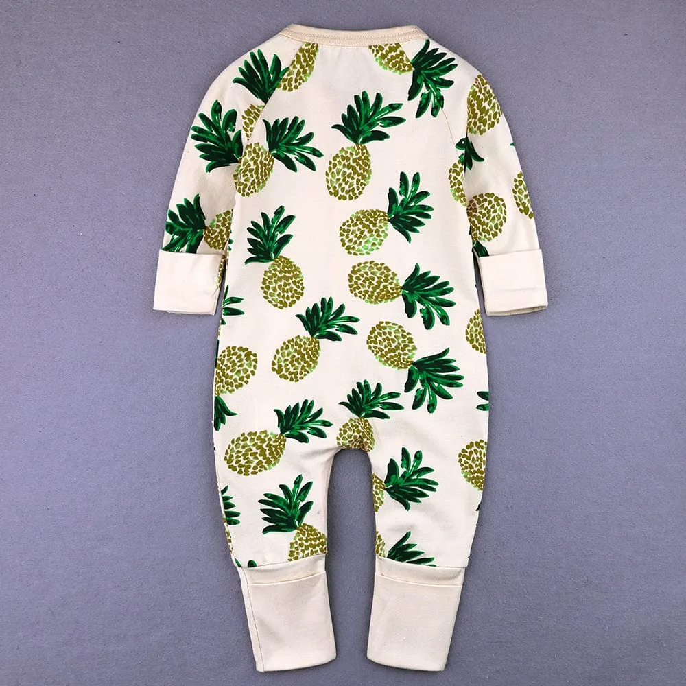 Pineapple Perfection Zip Sleepsuit