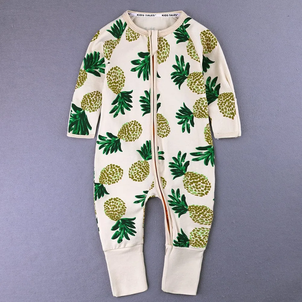 Pineapple Perfection Zip Sleepsuit