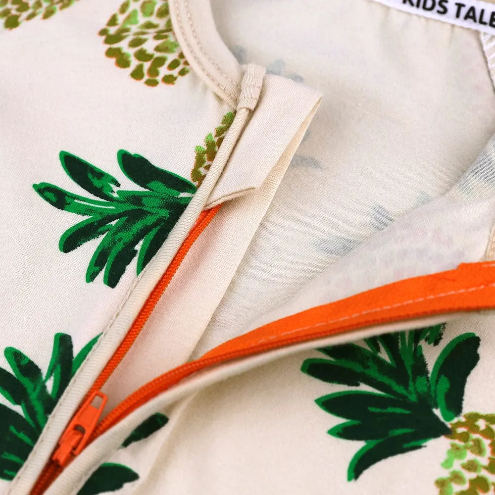 Pineapple Perfection Zip Sleepsuit