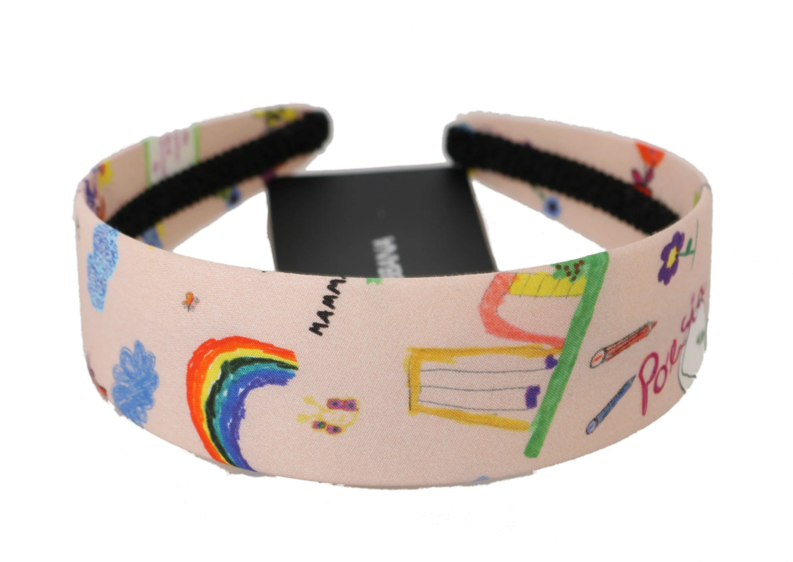 Pink Cotton Patterned Headwear Headband