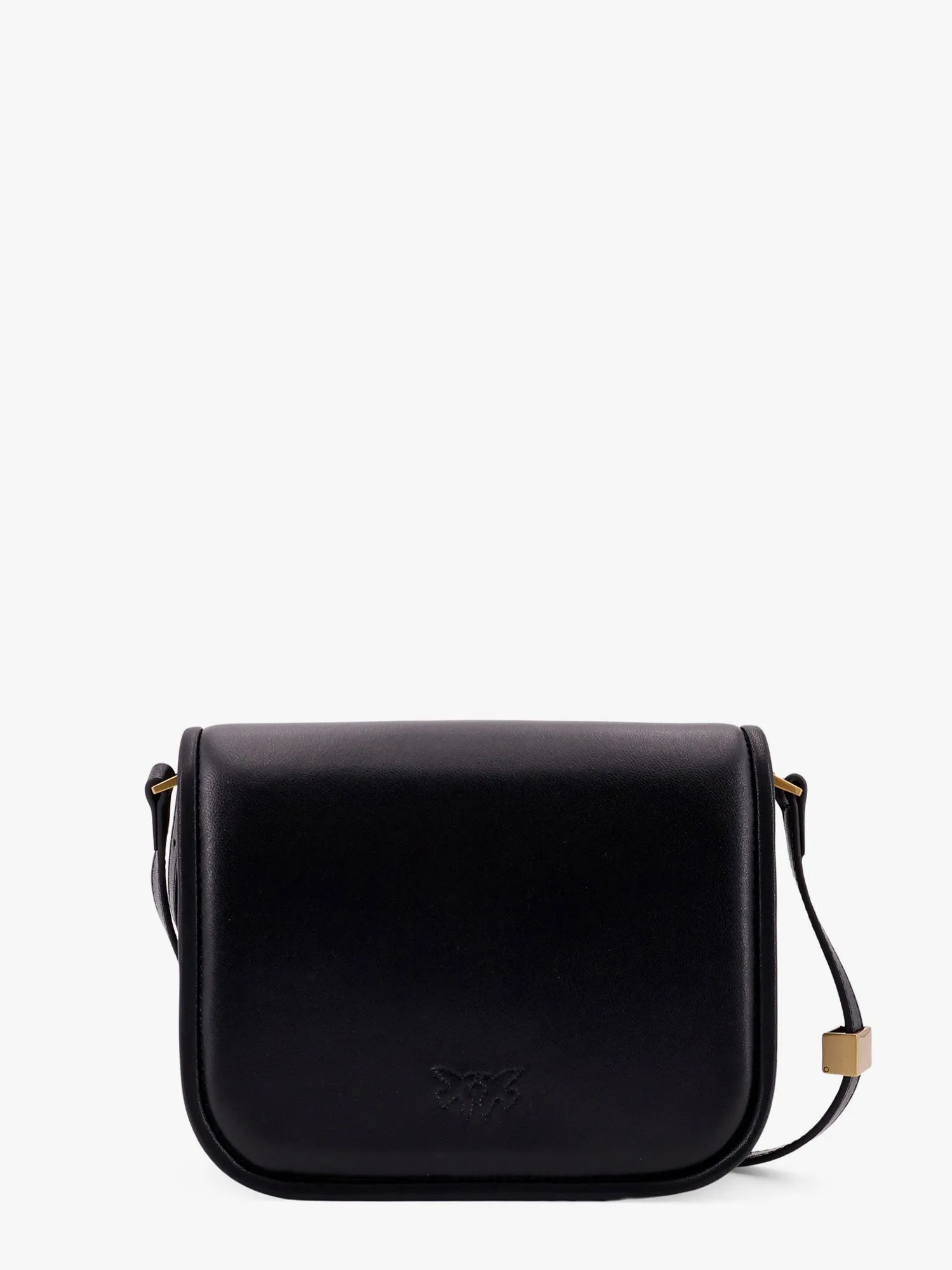 Pinko Love Box Leather Crossbody Bag