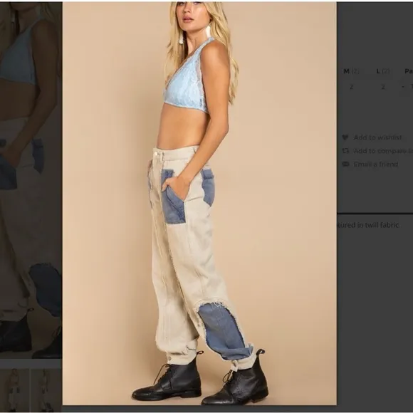POL Lightweight Denim Jogger Style