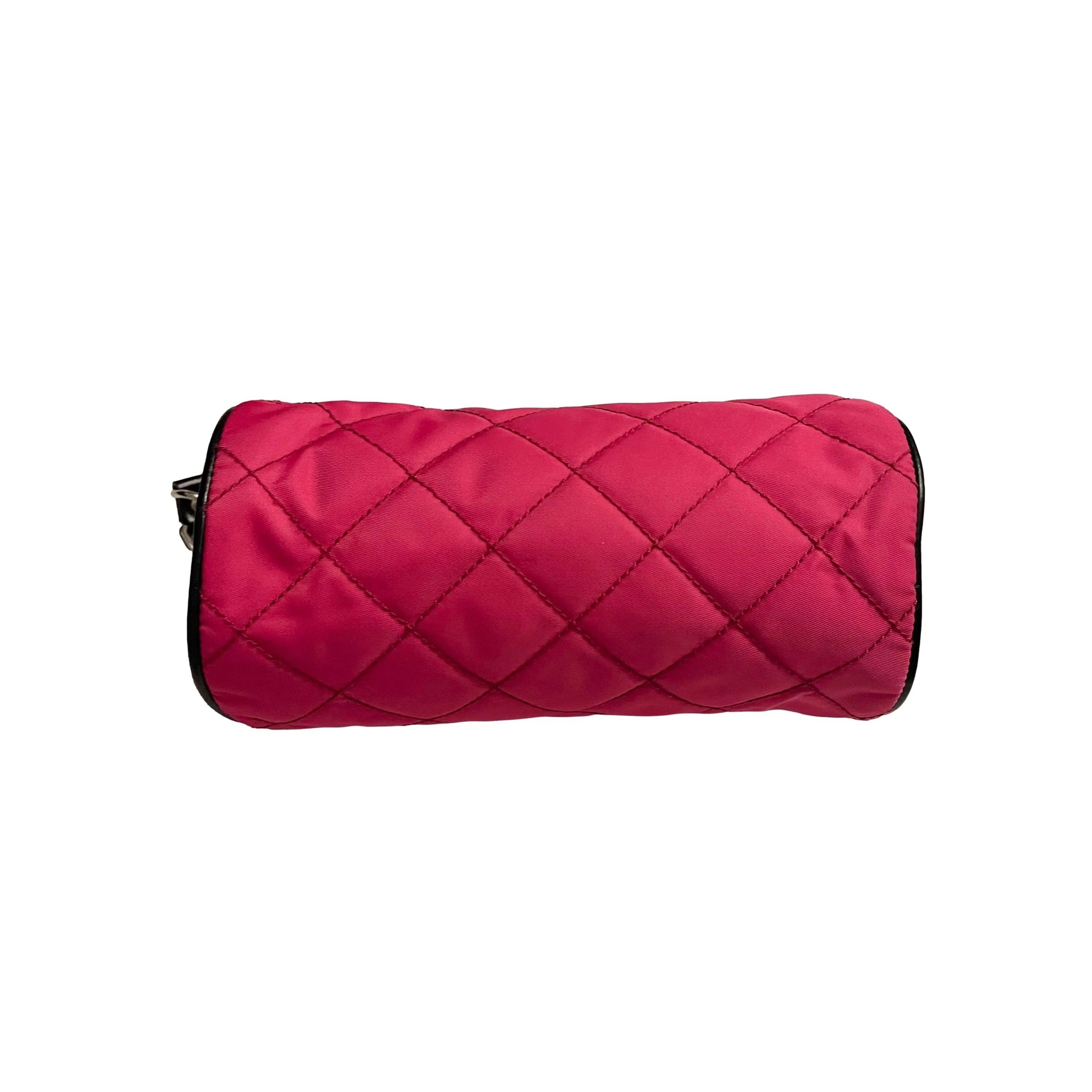 Prada Pink Nylon Chain Shoulder Bag