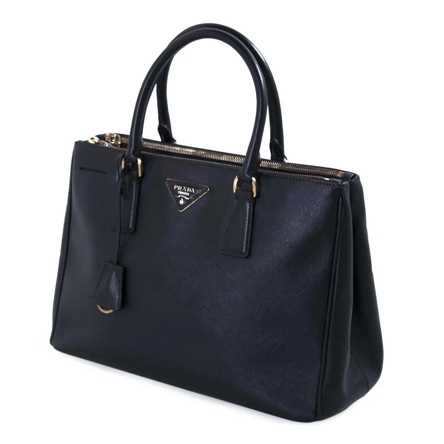 Prada Saffiano Lux Medium Double Zip Tote