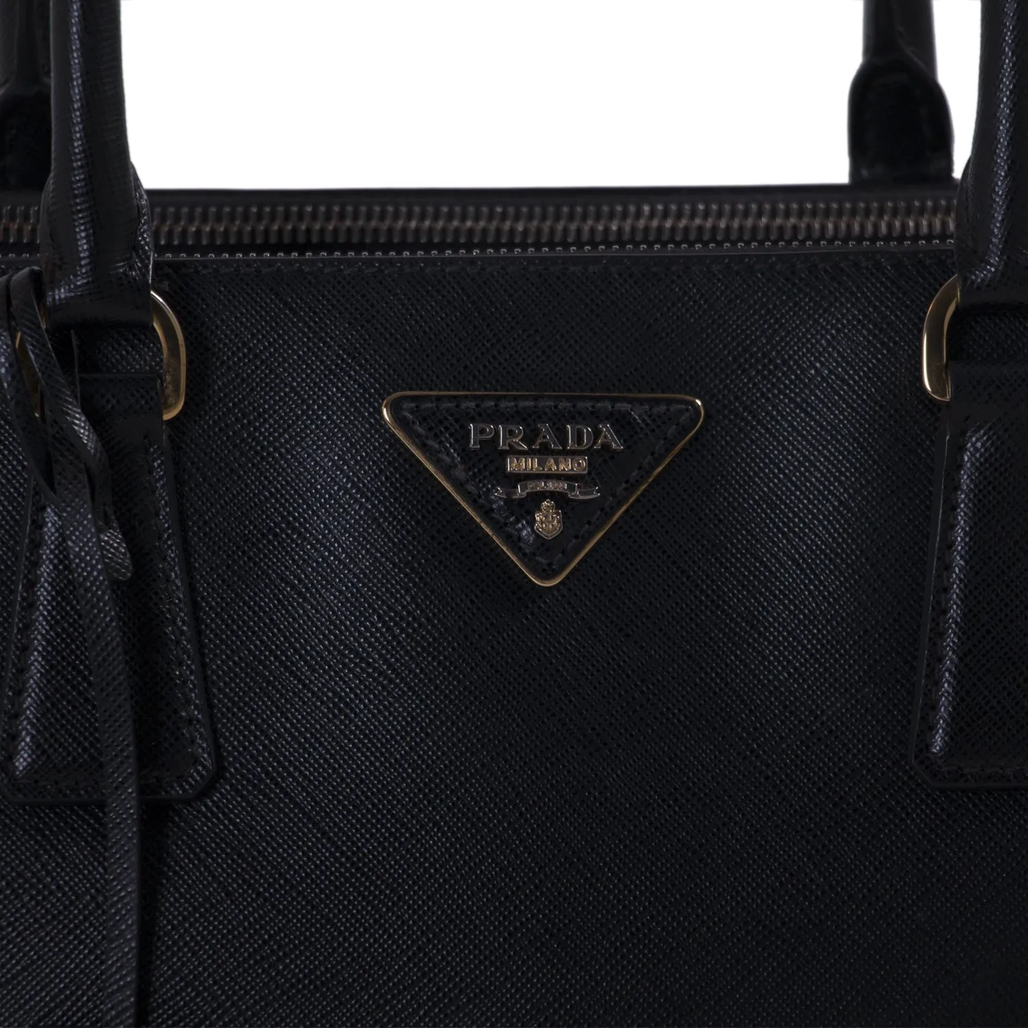 Prada Saffiano Lux Medium Double Zip Tote