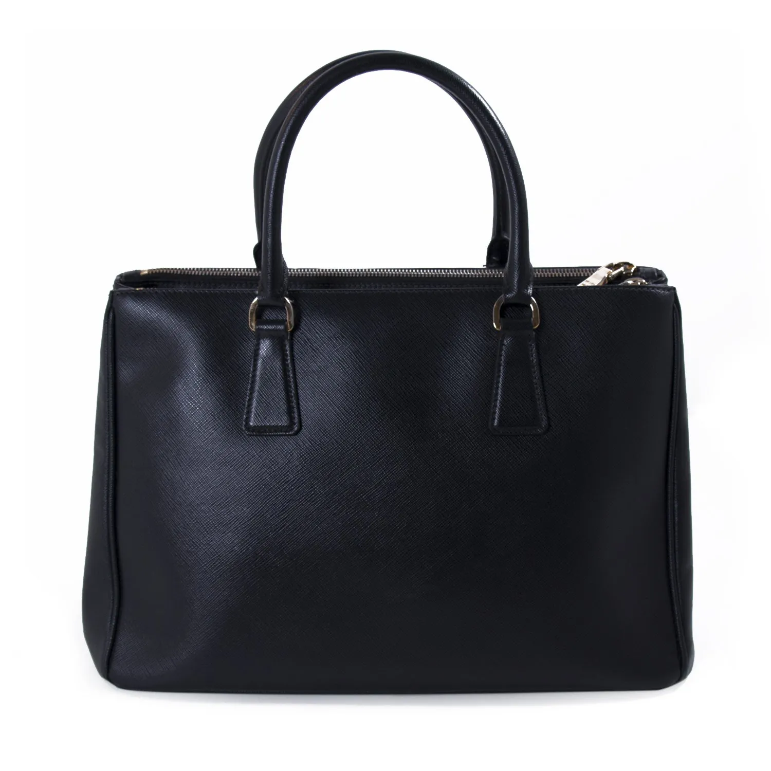 Prada Saffiano Lux Medium Double Zip Tote