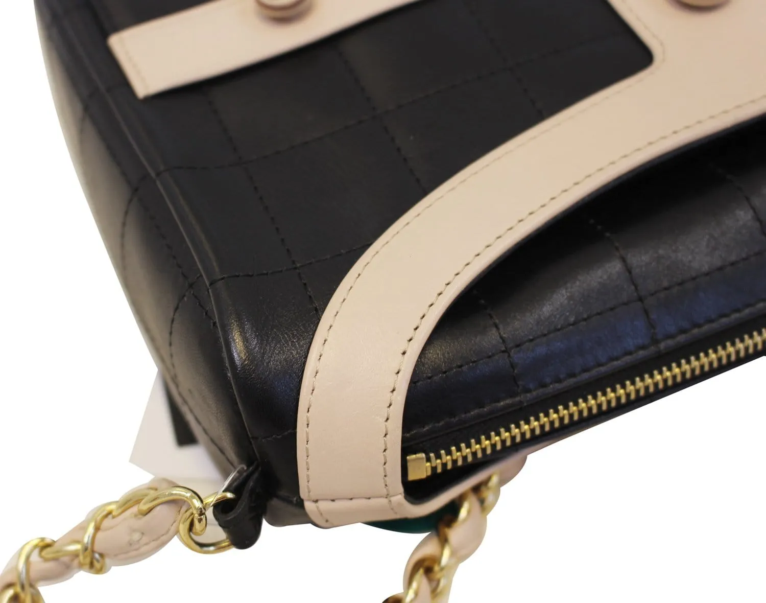 Pre Loved Chanel Jacket Motif Chain Shoulder Bag