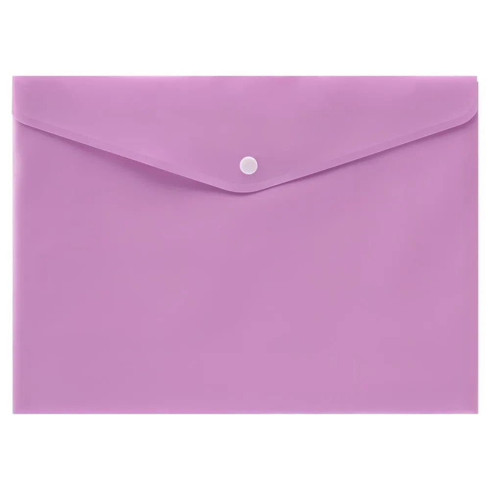 Premto - A4 Button Wallet - Pastel - Pack of 5